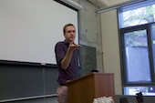 Tom Roberts presenting
